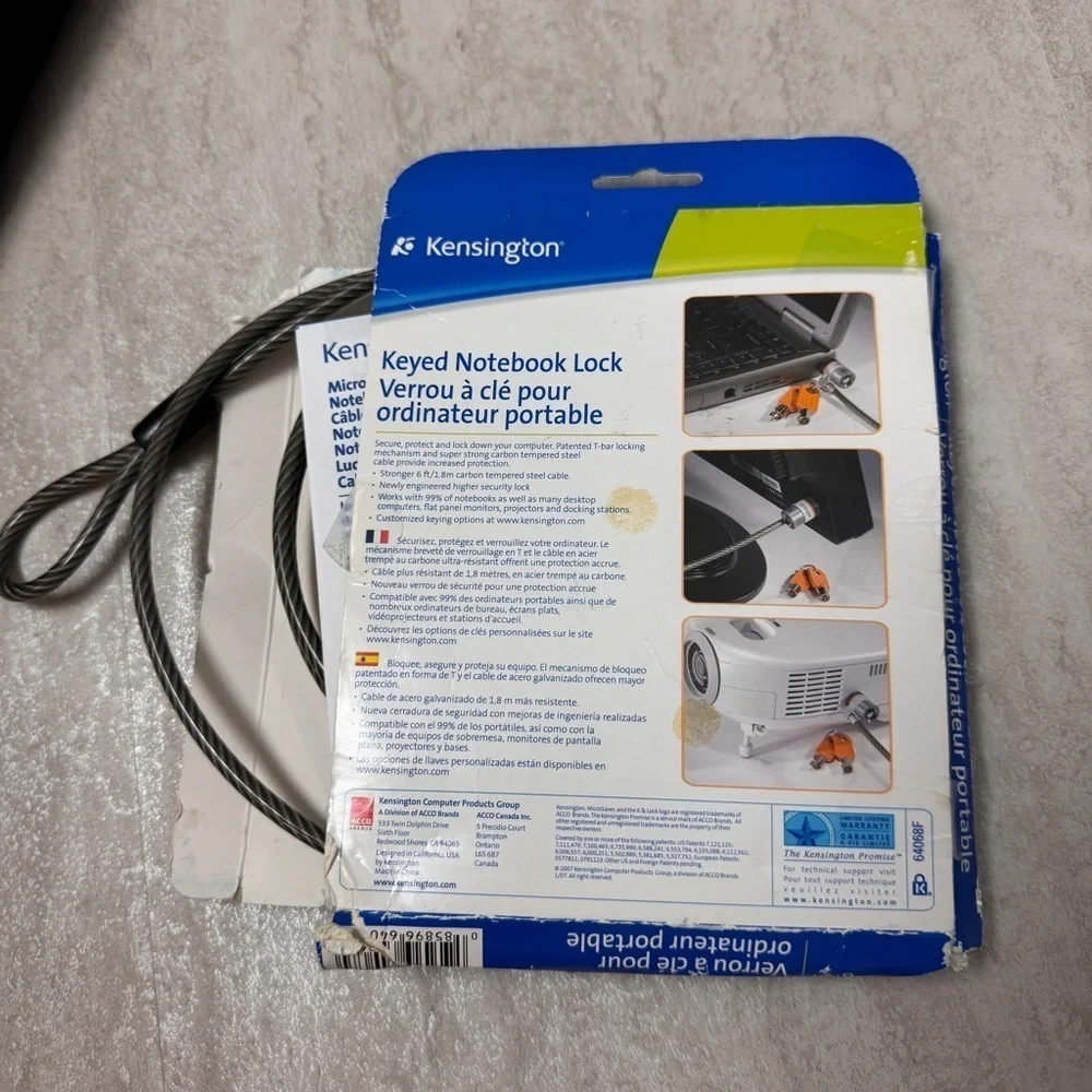 Dell laptop carrying  case bag keyed notebook lock